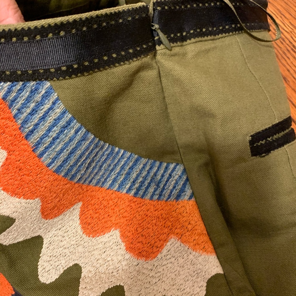 Vanessa Virginia size 4 multi colour embroi skirt - Picture 6 of 11